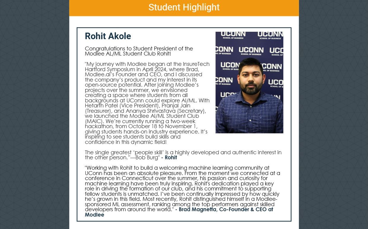 University Student Highlight 1